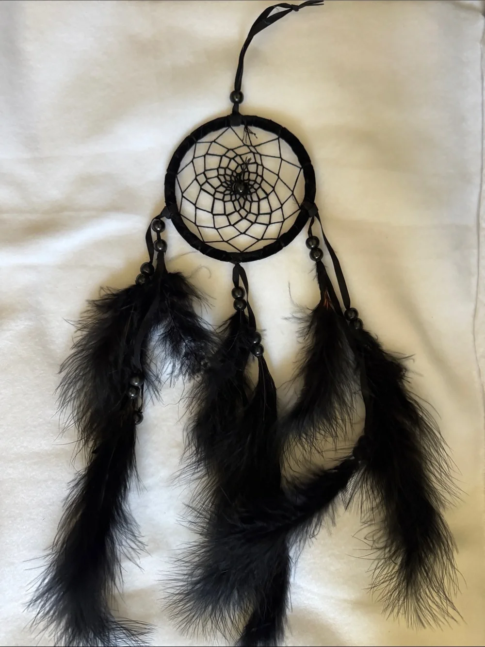 Black Dreamcatcher Wall Hanging - Unbranded